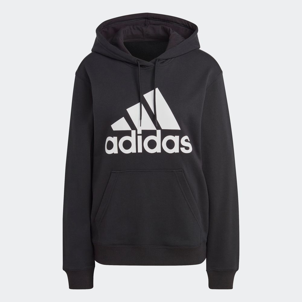 Foto 2 | Sudadera con Gorro Adidas Negra para Mujer