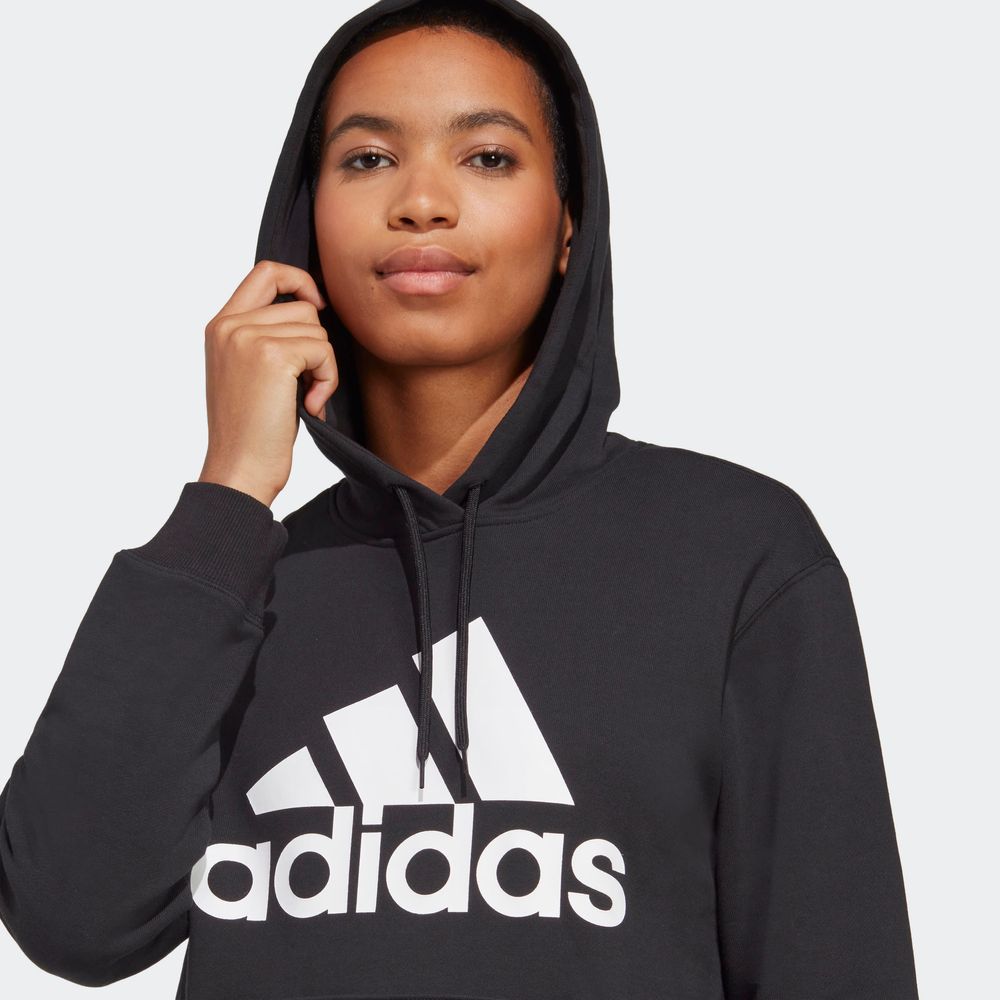 Foto 7 pulgar | Sudadera con Gorro Adidas Negra para Mujer