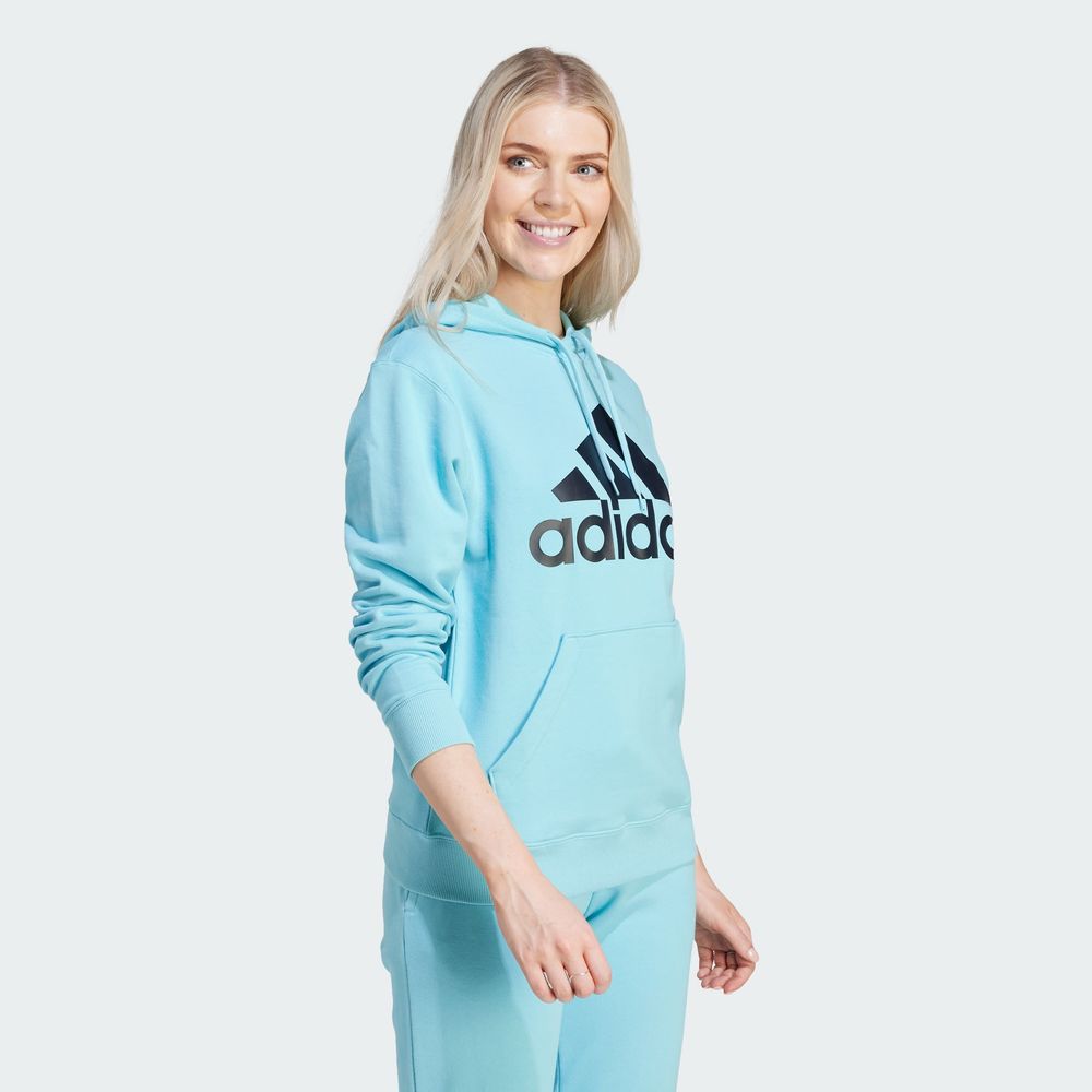Foto 5 | Sudadera con Gorro Adidas  Essentials Turquesa para Mujer