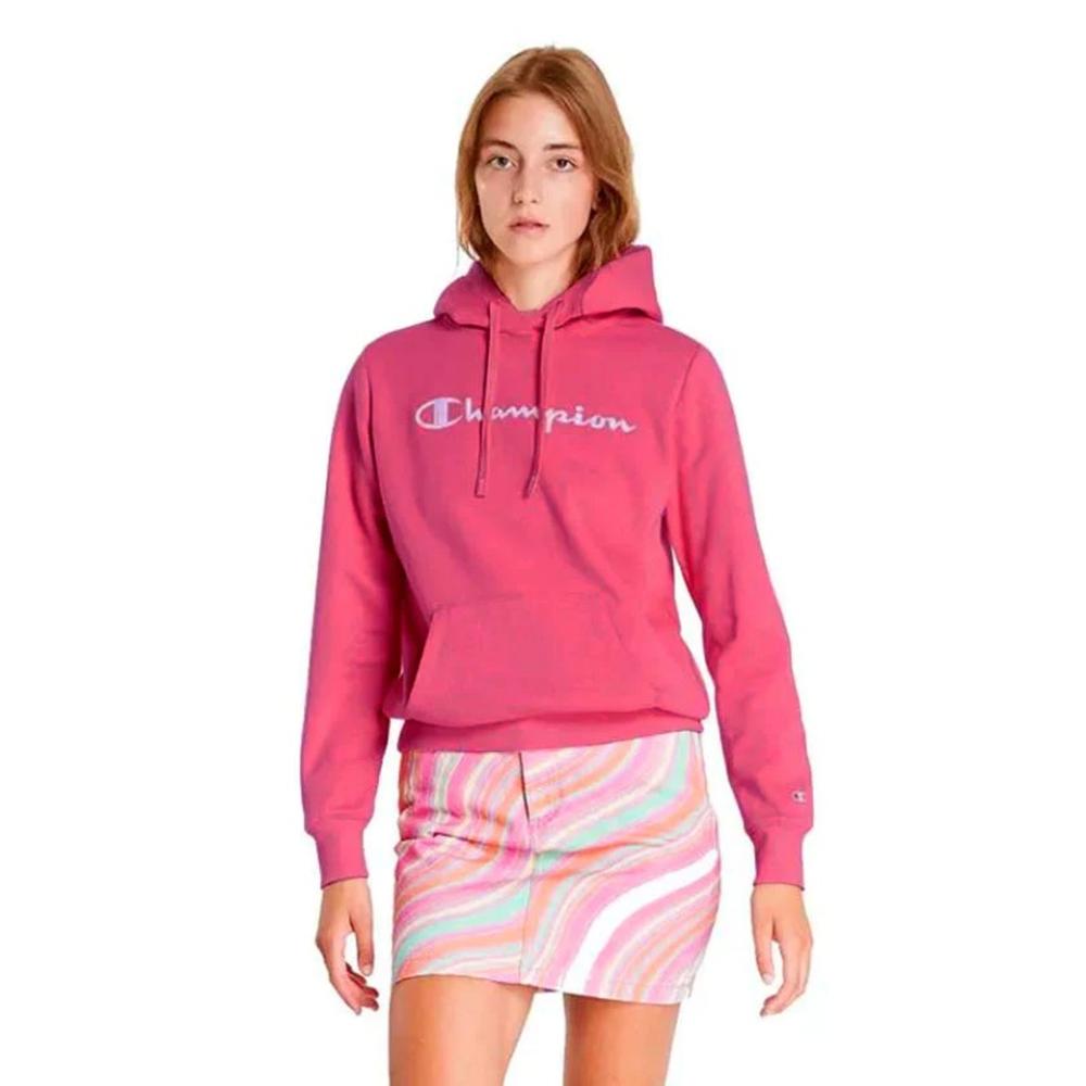 Foto 3 pulgar | Sudadera Champion Powerblend Episs23s14w3 Fucsia para Mujer