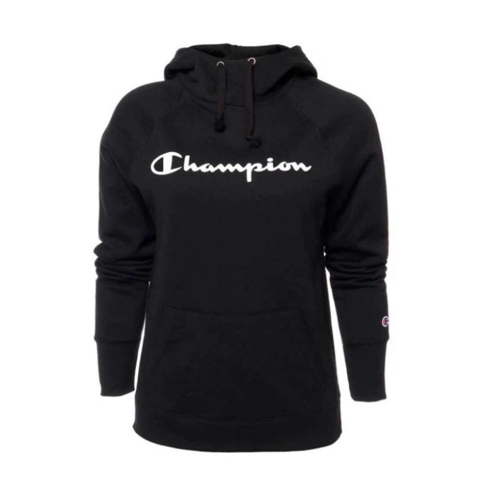 Foto 2 pulgar | Sudadera Champion Powerblend Episs23s13w2 Negra para Mujer