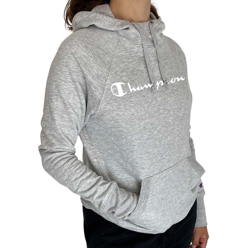 Foto 3 pulgar | Sudadera Champion Powerblend Episs23s27w1 Gris para Mujer