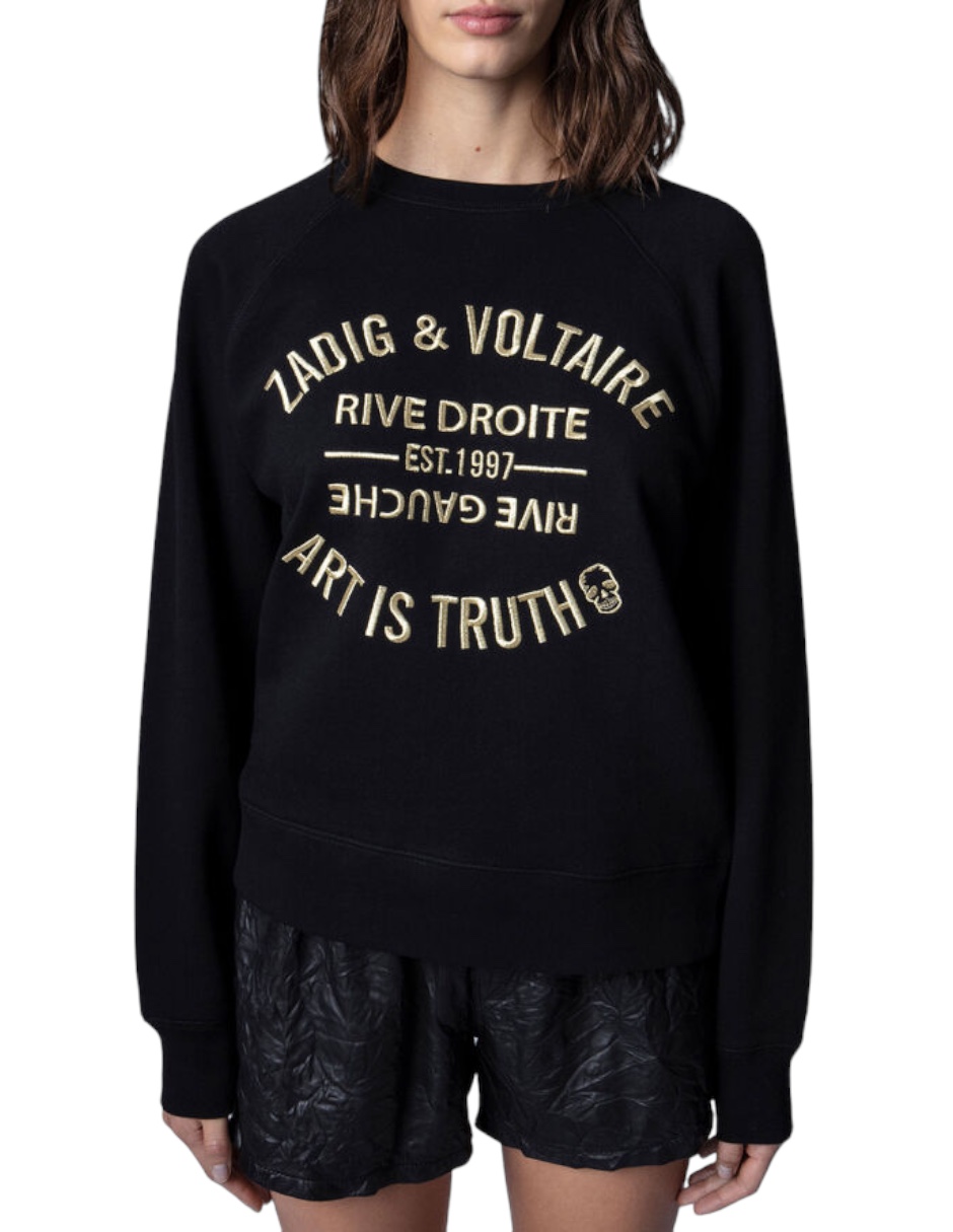 Foto 2 | Sudadera Zadig & Voltaire Negra