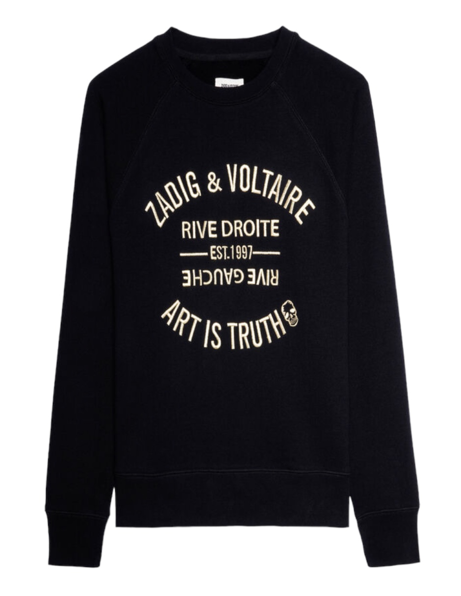 Foto 5 | Sudadera Zadig & Voltaire Negra