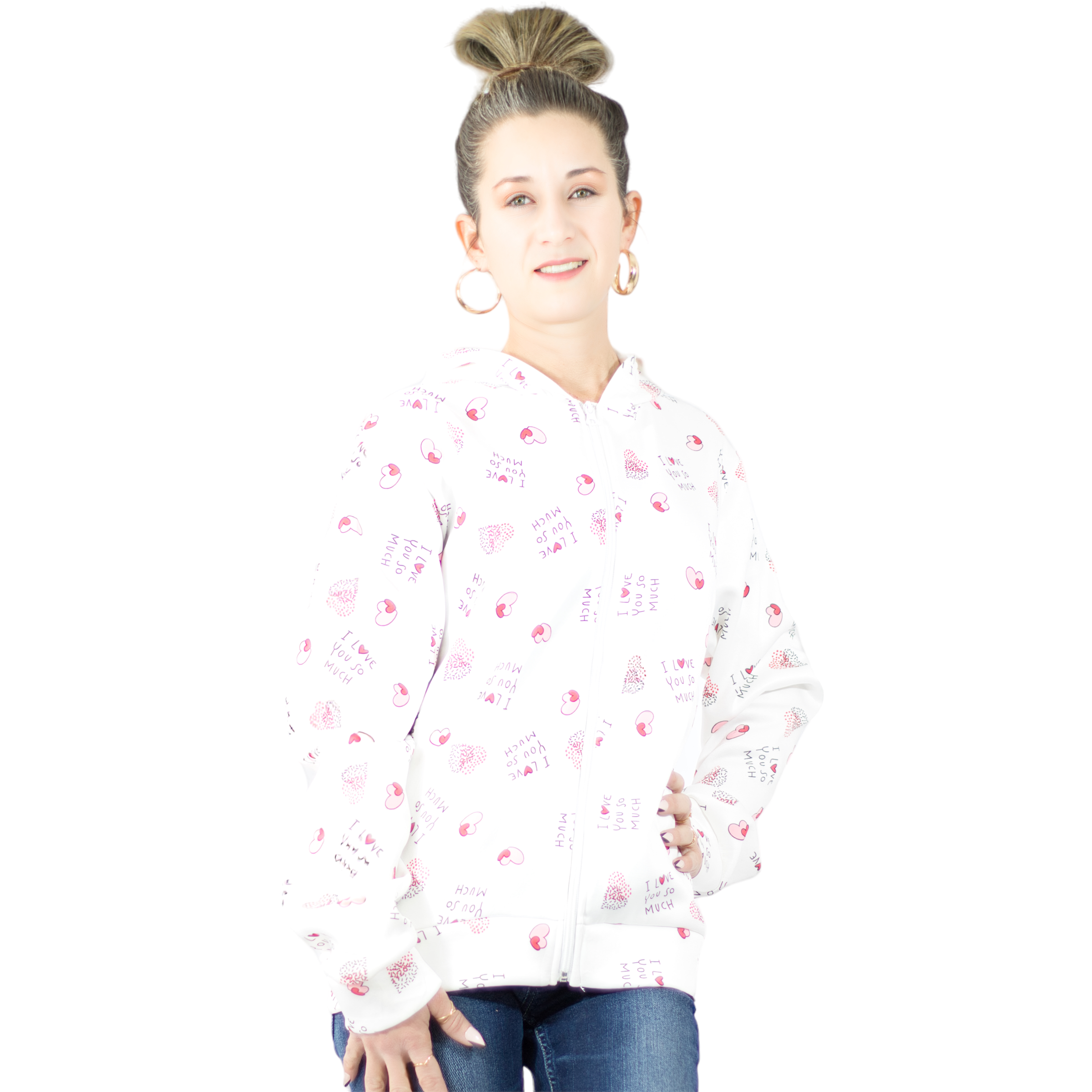 Sudadera Térmica Sud-1018 Diseño Único Con Capucha para Mujer