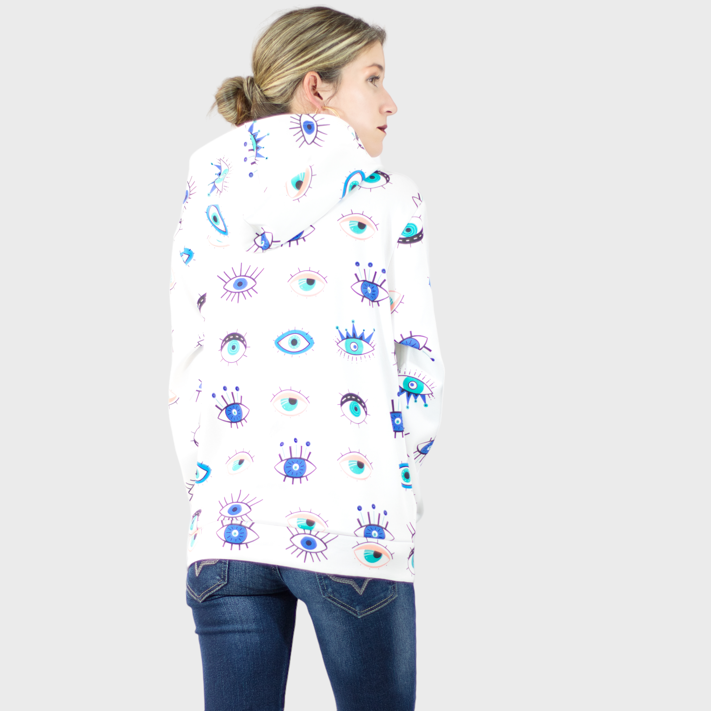 Foto 4 pulgar | Sudadera Térmica para Mujer con Capucha y Diseño Unico