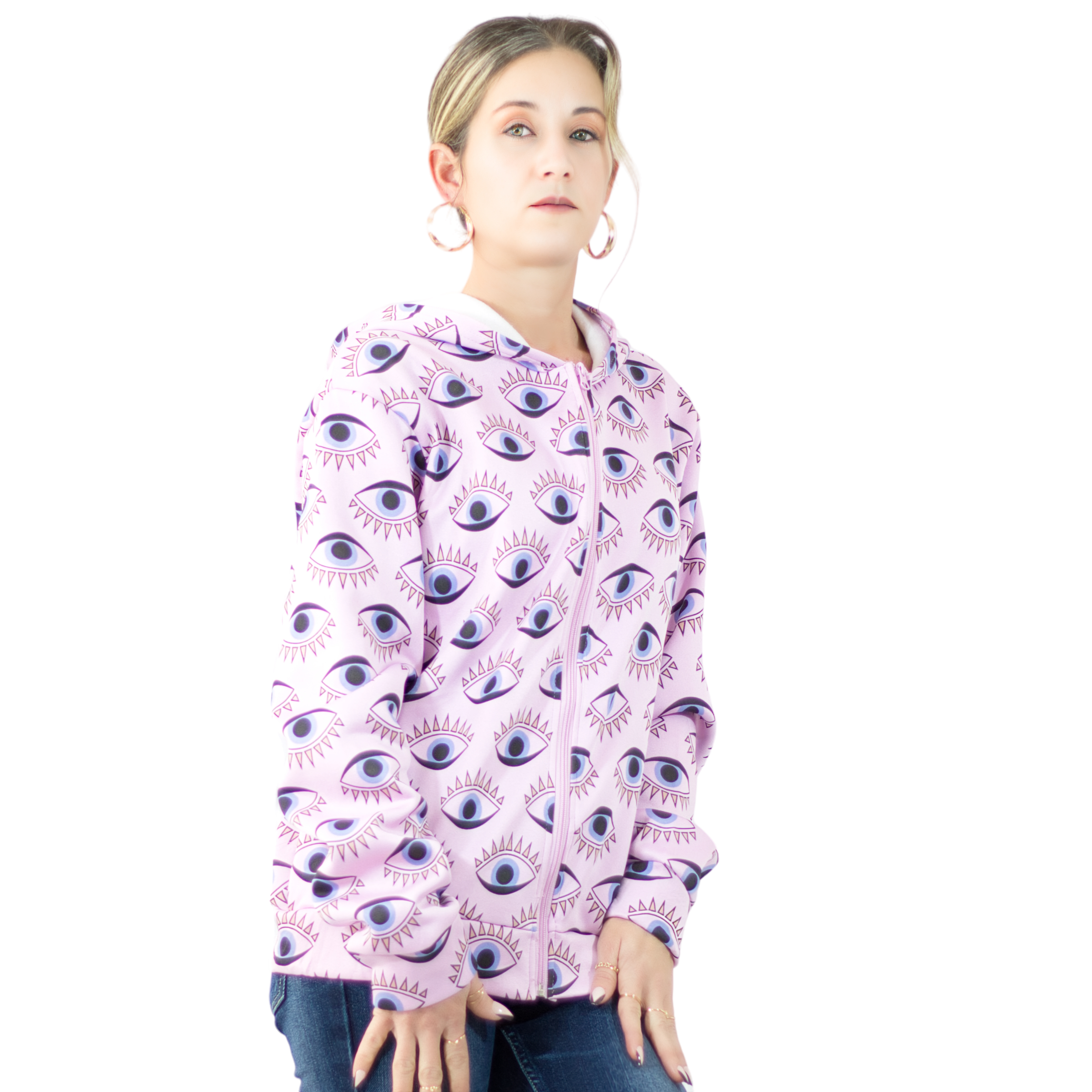 Sudadera con Capucha Multicolor para Mujer