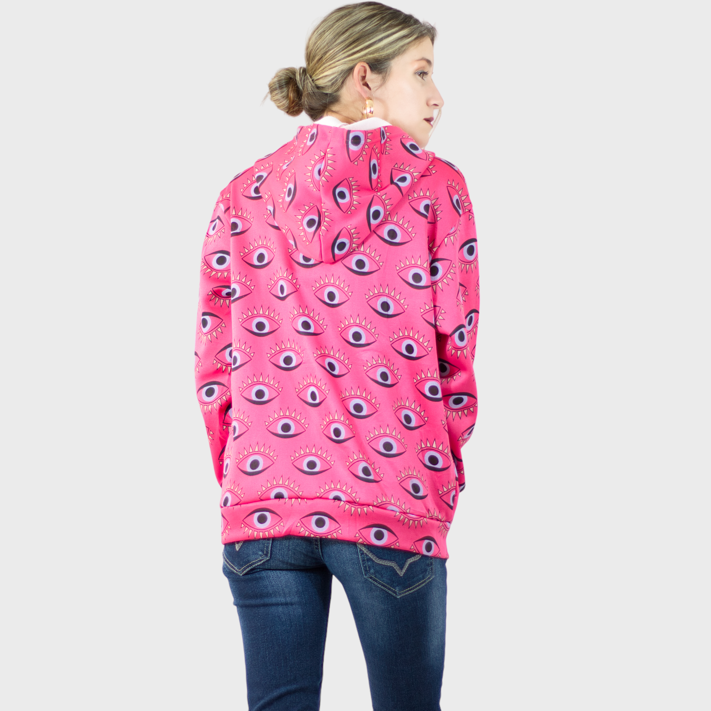 Foto 3 | Sudadera Termica De Mujer Sud-1018 Diseño Unico Con Capucha
