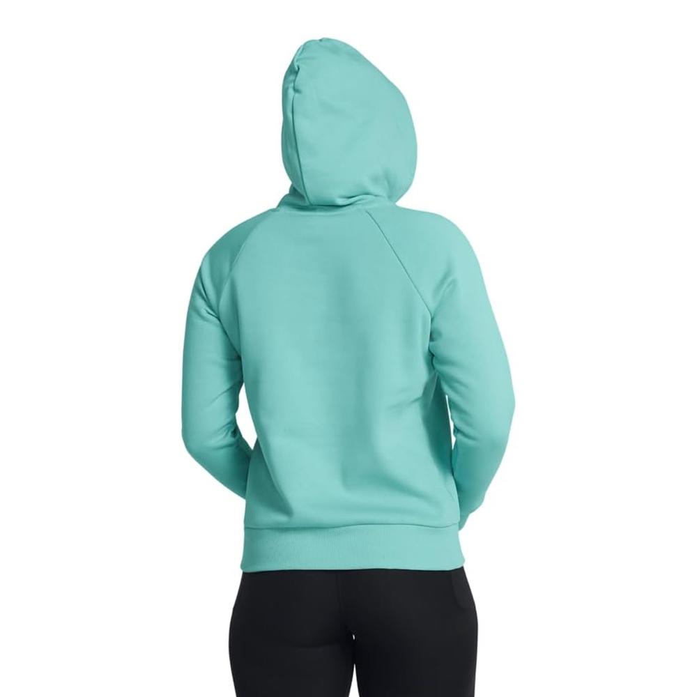 Foto 5 pulgar | Sudadera Under Amour Rival Fleece Dama Azul Aqua 1379501482 Azul