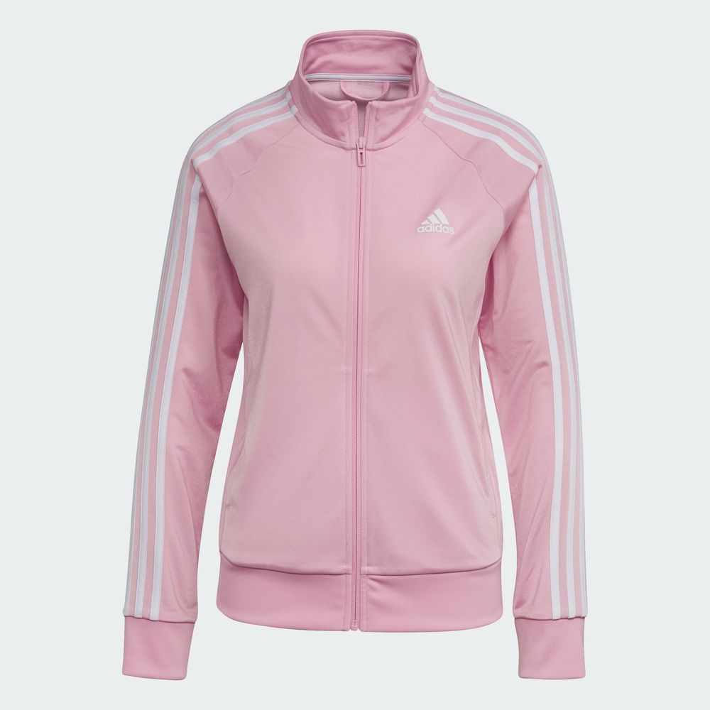 Foto 3 pulgar | Chamarra Adidas Primegreen Essentials Warm-up Slim Rosa