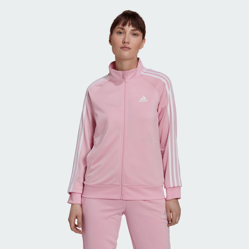 Foto 4 pulgar | Chamarra Adidas Primegreen Essentials Warm-up Slim Rosa