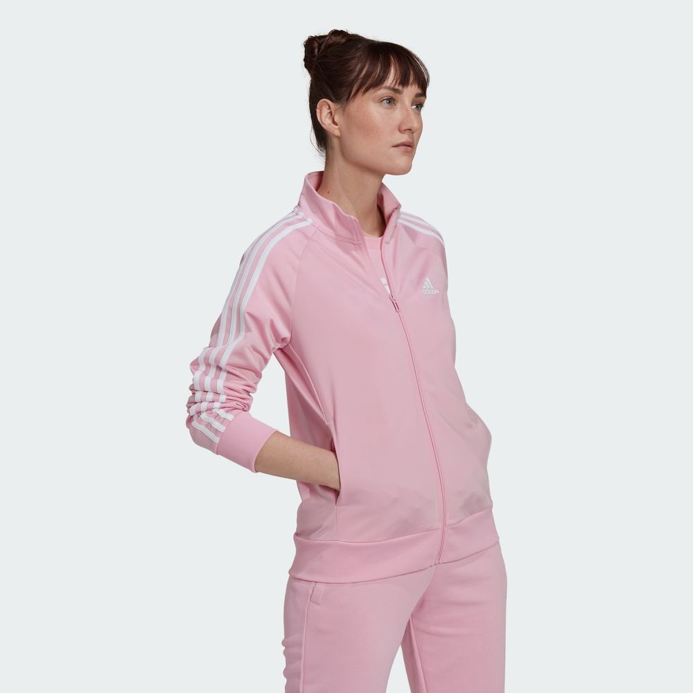 Foto 6 pulgar | Chamarra Adidas Primegreen Essentials Warm-up Slim Rosa