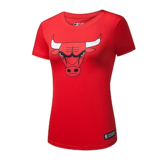 Foto 1 | Playera NBA Original Roja Chicago Bulls para Mujer