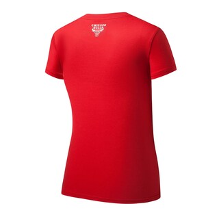 Foto 2 | Playera NBA Original Roja Chicago Bulls para Mujer