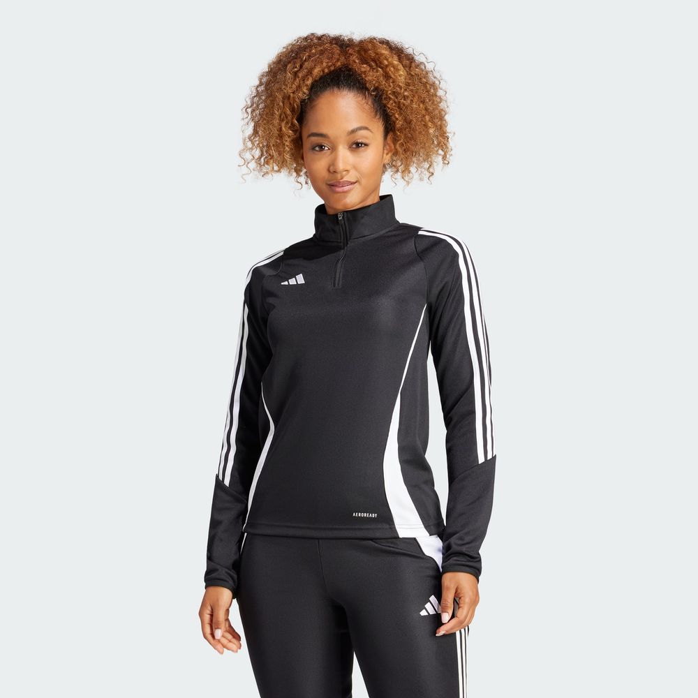 Foto 4 pulgar | Sudadera de Entrenamiento Adidas Tiro 24 Negra para Mujer