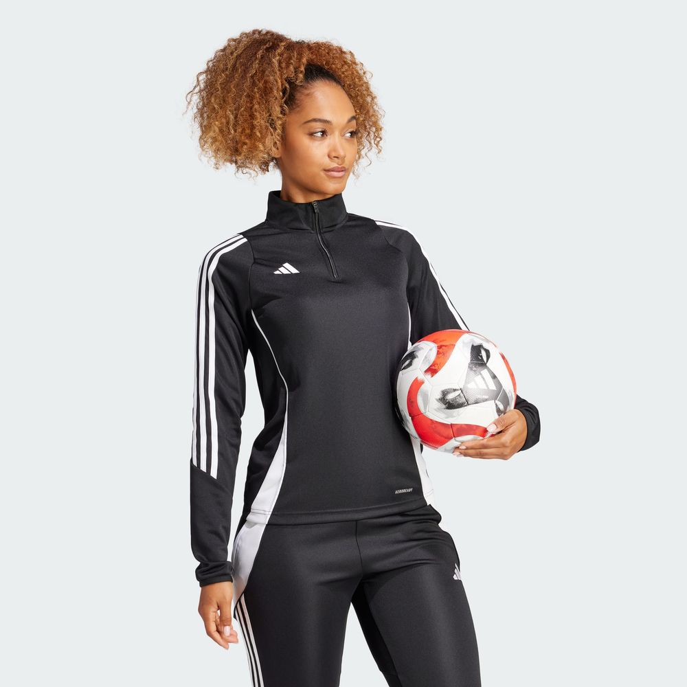 Foto 5 | Sudadera de Entrenamiento Adidas Tiro 24 Negra para Mujer