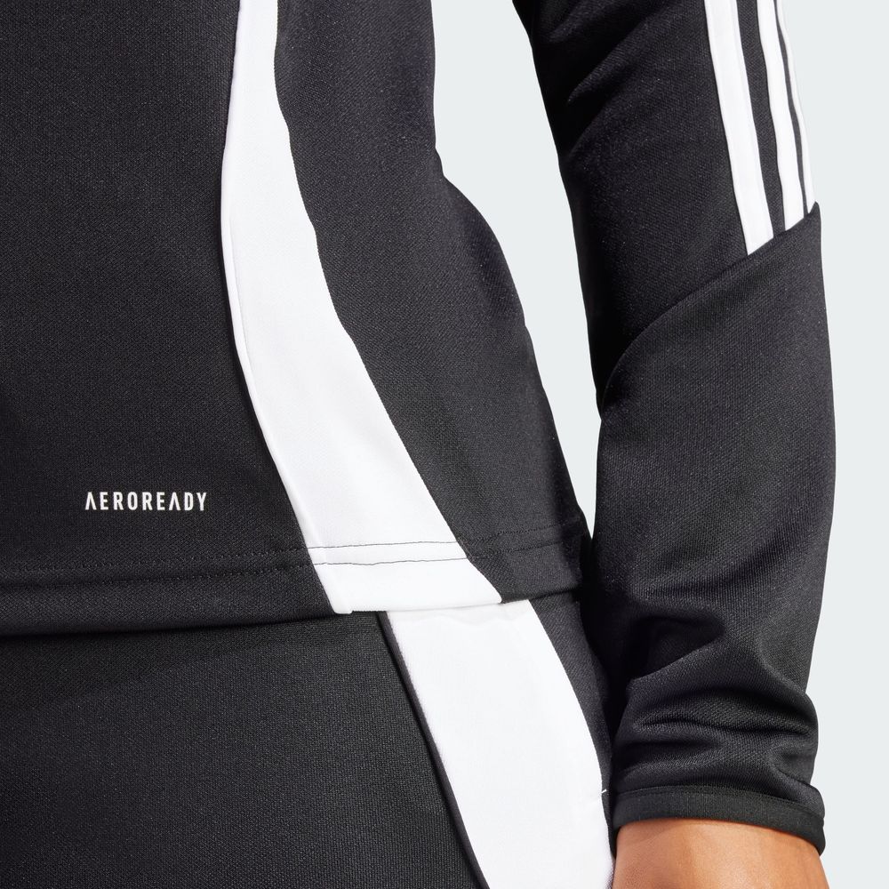 Foto 8 pulgar | Sudadera de Entrenamiento Adidas Tiro 24 Negra para Mujer