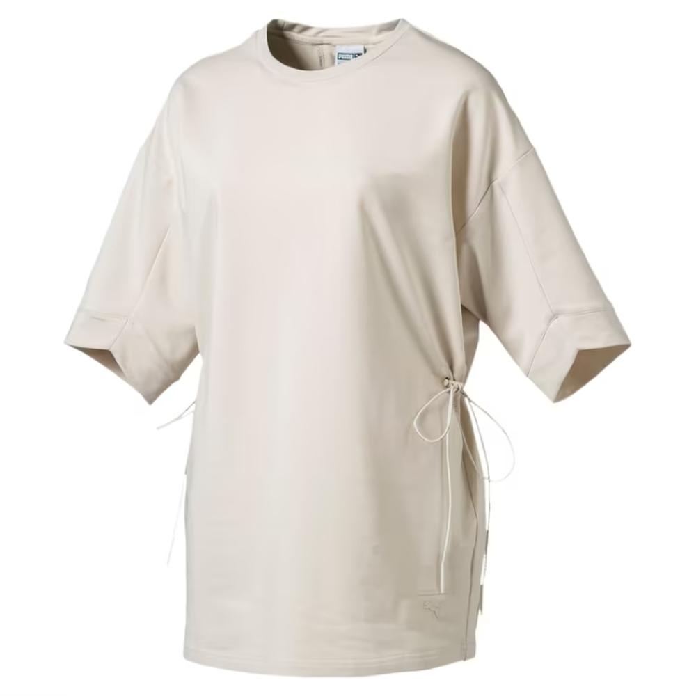 Sudadera Puma Lacing Crew 573477-24 Beige para Mujer