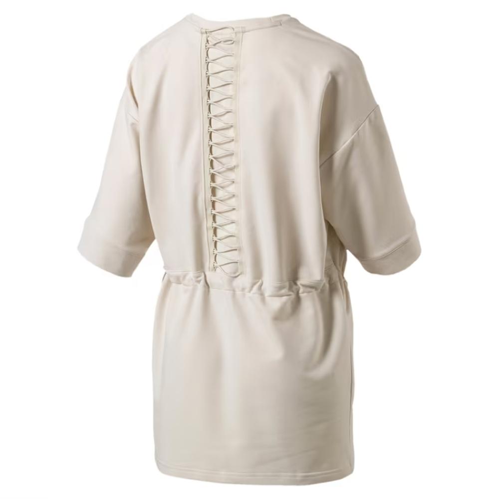 Foto 2 | Sudadera Puma Lacing Crew 573477-24 Beige para Mujer