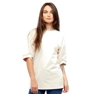 Foto 4 | Sudadera Puma Lacing Crew 573477-24 Beige para Mujer