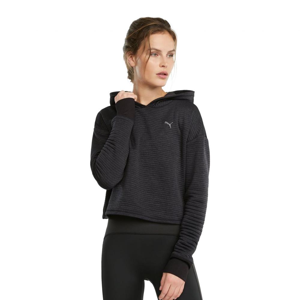 Foto 4 | Sudadera Puma Negra para Mujer