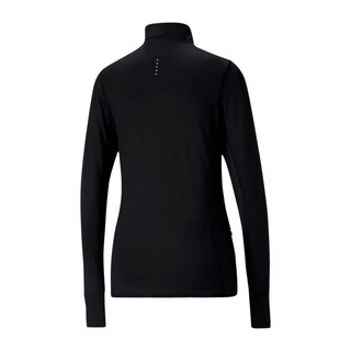 Foto 2 | Sudadera Puma Jsy. Run Fav ¼ Zip 520184-01 Negra para Mujer