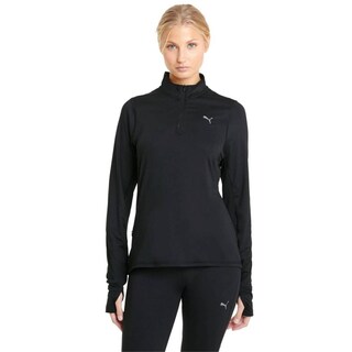 Foto 3 | Sudadera Puma Jsy. Run Fav ¼ Zip 520184-01 Negra para Mujer