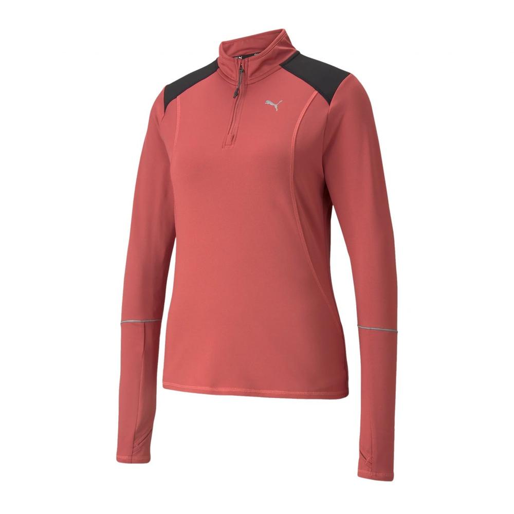 Sudadera Puma Run Winterized Rosa para Mujer