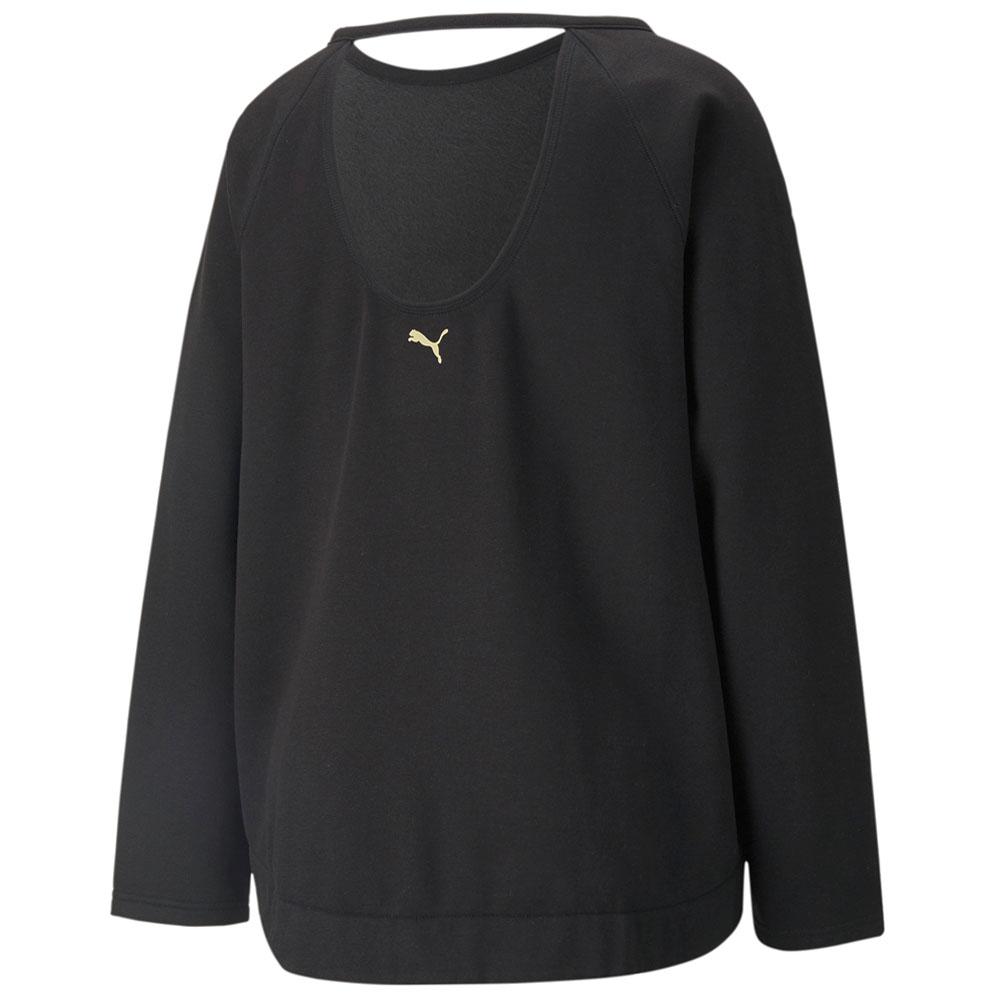 Foto 3 pulgar | Sudadera Puma Moto Crew 521033-01 Negra para Mujer