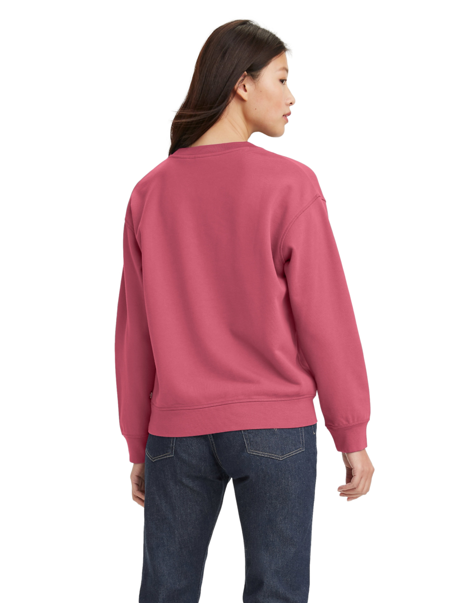 Foto 4 pulgar | Sudadera Levi's Rosa de Cuello Redondo para Mujer