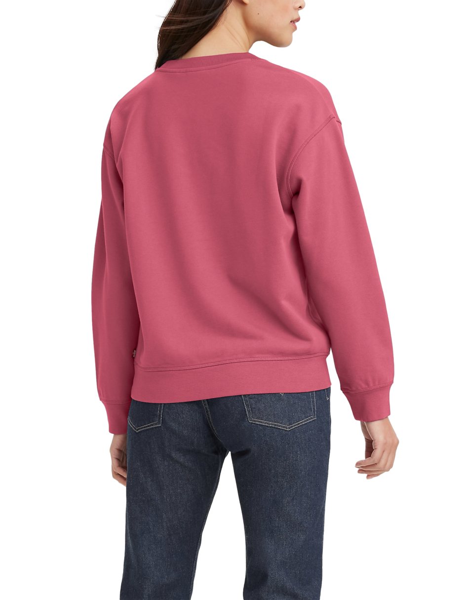 Foto 5 pulgar | Sudadera Levi's Rosa de Cuello Redondo para Mujer