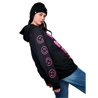 Foto 3 | Sudadera Ilusión Negra para Mujer