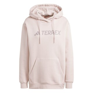 Foto 1 | Sudadera Con Gorro Terrex Multi Logo Grande Adidas Rosa Mujer