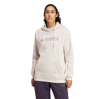 Foto 2 | Sudadera Con Gorro Terrex Multi Logo Grande Adidas Rosa Mujer