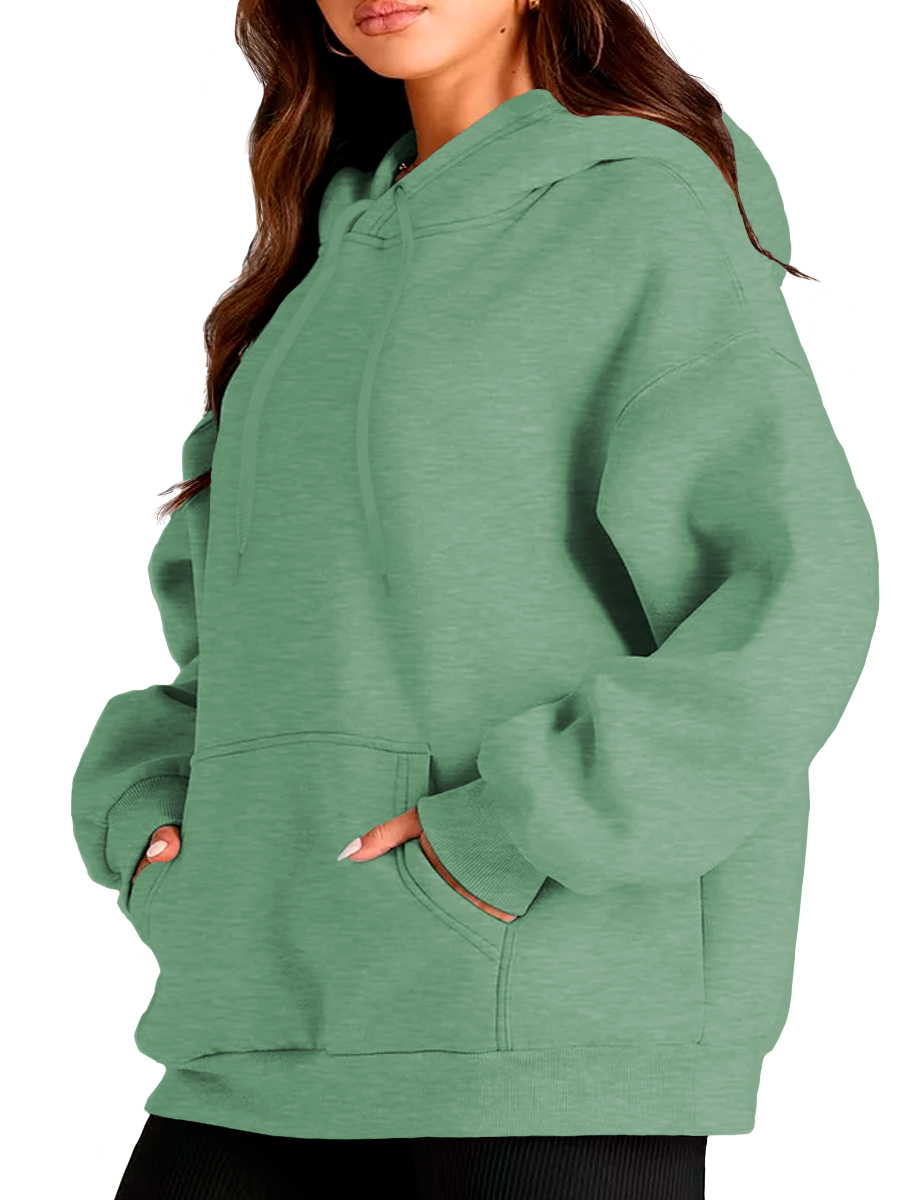 Foto 3 pulgar | Sudadera Shendy Vendy con Capucha Verde