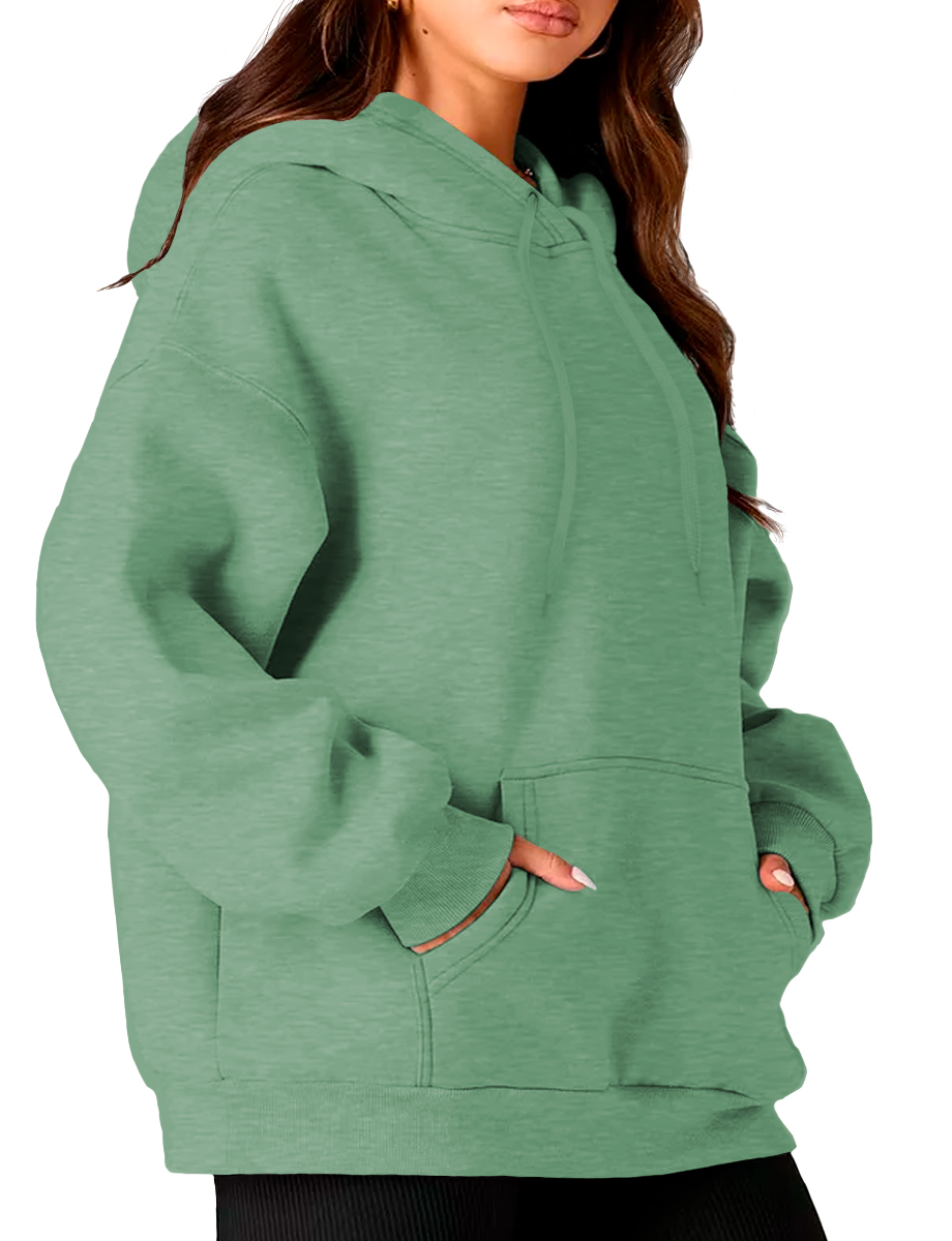 Foto 5 pulgar | Sudadera Shendy Vendy con Capucha Verde