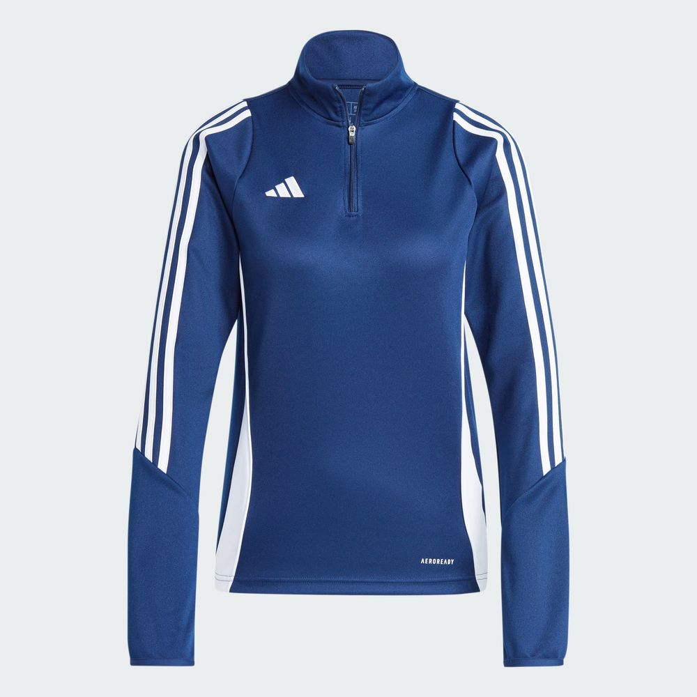 Foto 4 pulgar | Sudadera De Entrenamiento Tiro 24 Adidas Azul Mujer