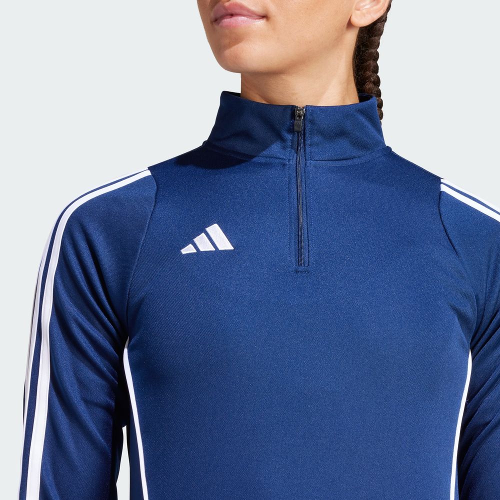 Foto 9 pulgar | Sudadera De Entrenamiento Tiro 24 Adidas Azul Mujer