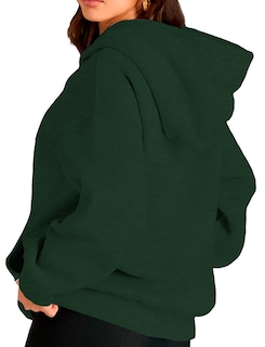 Foto 3 | Sudadera con Capucha Shendy Vendy Verde de Calidad Hoodie para Mujer