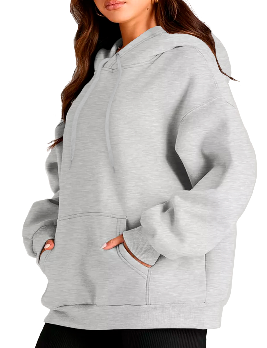 Foto 2 | Sudadera Shendy Vendy Gris para Mujer