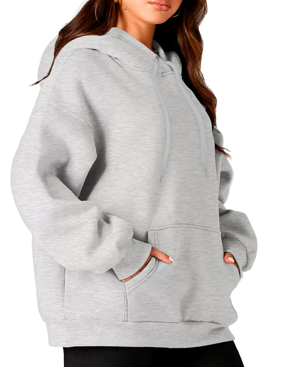 Foto 5 pulgar | Sudadera Shendy Vendy Gris para Mujer