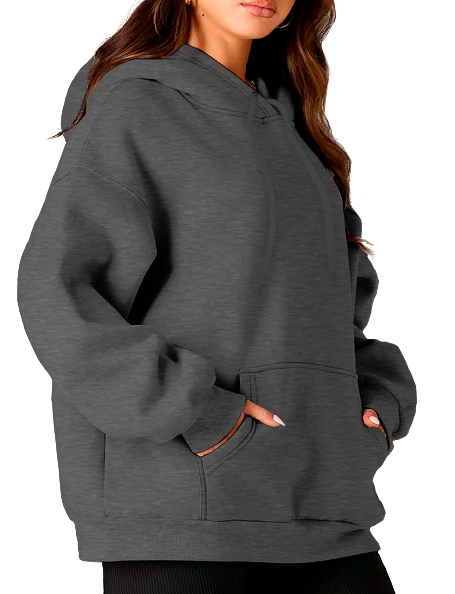 Foto 5 pulgar | Sudadera Shendy Vendy Gris para Mujer