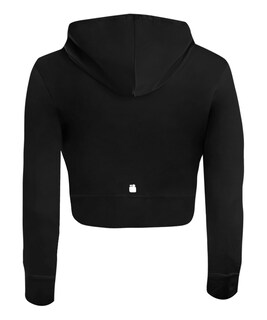 Foto 2 | Sudadera Crop Top Hoodie Voltaica Vd0120a Color Negro