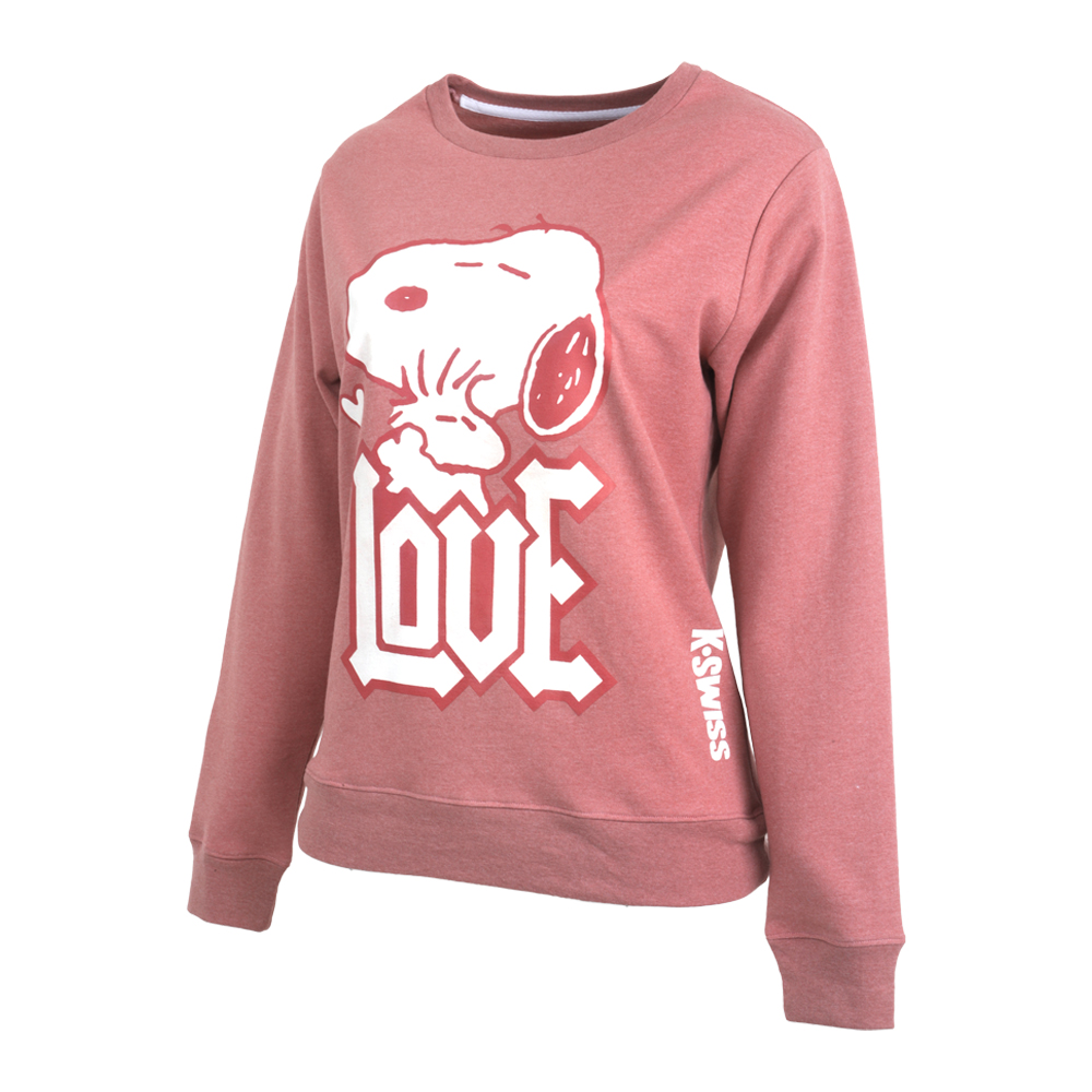 Foto 4 pulgar | Sudadera K-swiss Snoopy Jane Color Rosa