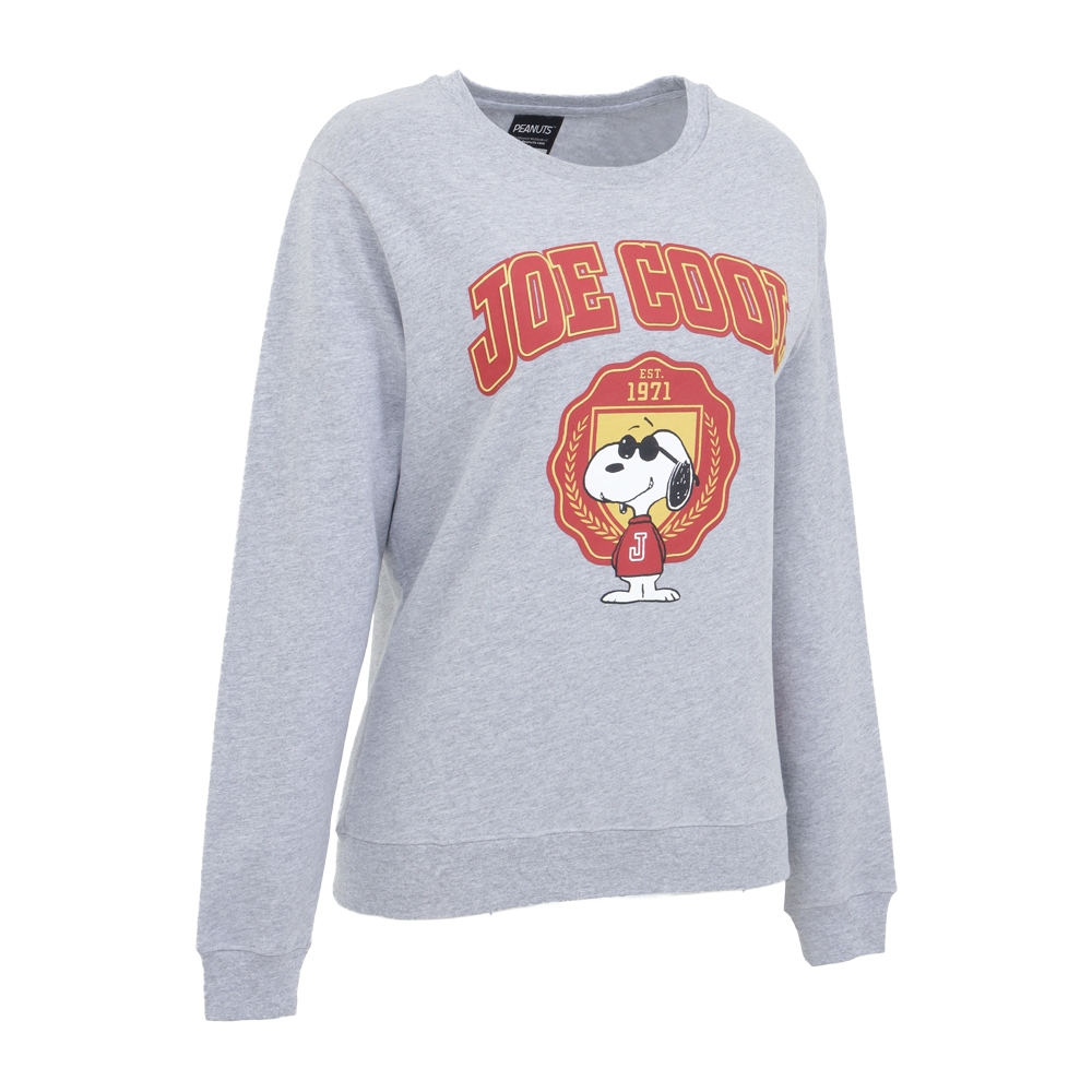 Foto 3 pulgar | Sudadera K-swiss Snoopy Collerge Color Gris