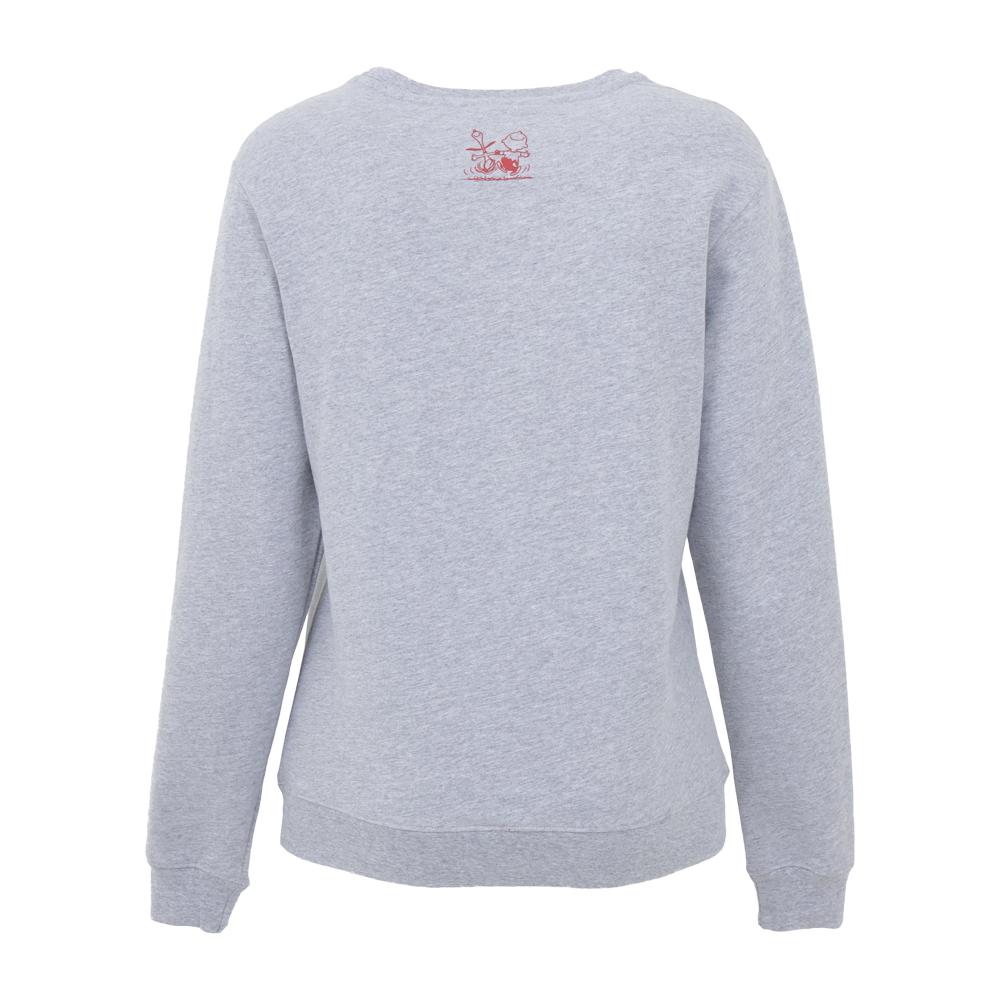 Foto 5 pulgar | Sudadera K-swiss Snoopy Collerge Color Gris