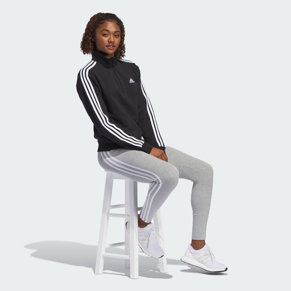 Foto 6 | Sudadera Adidas  Essentials Quarter-zip para Mujer
