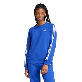 Foto 2 | Sudadera Essentials 3 Franjas Adidas Azul Mujer
