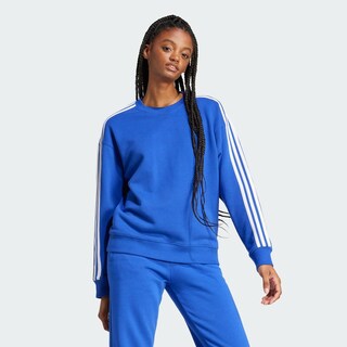 Foto 5 | Sudadera Essentials 3 Franjas Adidas Azul Mujer