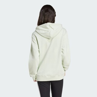 Foto 4 | Buzo Con Capucha Essentials Linear Felpa Francesa Adidas Verde Mujer